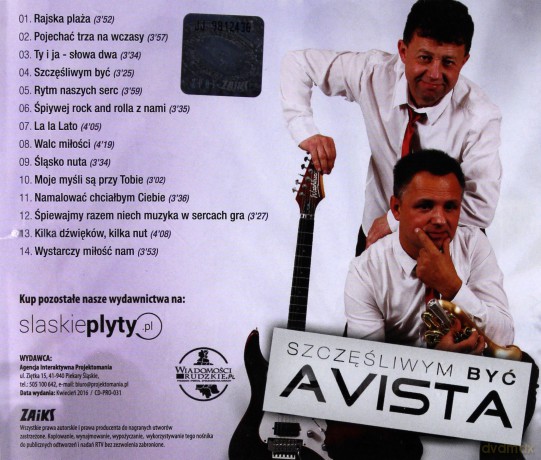 Avista: Szczęśliwym Być [CD]