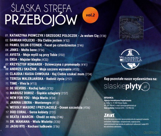 Śląska Strefa Przebojów vol. 2 [CD]