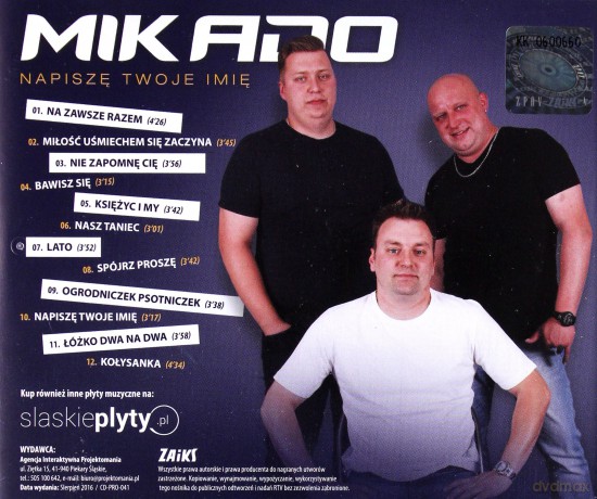 Mikado: Napiszę Twoje Imię [CD]