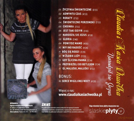 Claudia i Kasia Chwołka: Narodził Się Jezus [CD]