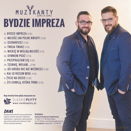 Muzykanty: Bydzie Impreza [CD]
