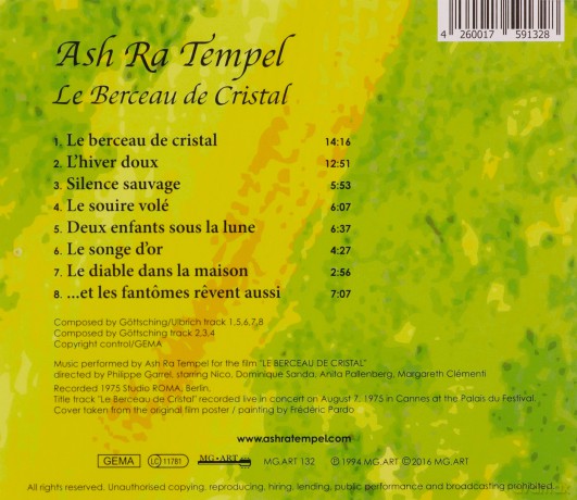 Ash Ra Tempel: Le Berceau De Cristal [CD]