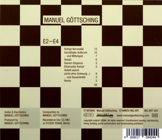 Manuel Gottsching: E2-E4 (35th Anniversary) [CD]