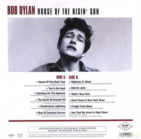Bob Dylan: House Of The Risin Sun [Winyl]