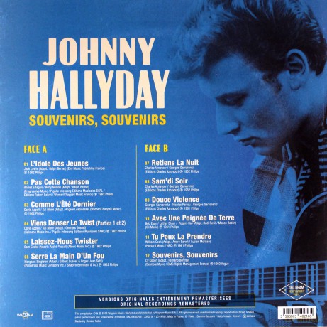 Johnny Hallyday: Souvenirs, Souvenirs [Winyl]
