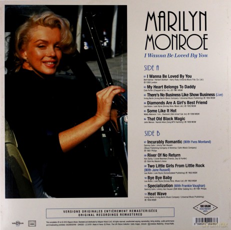 Marilyn Monroe: I Wanna Be Loved By You [Winyl]