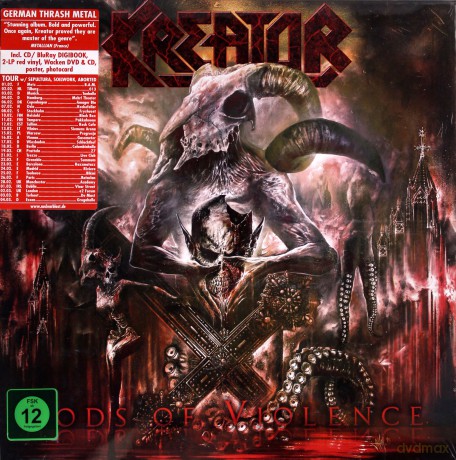 Kreator: Gods Of Violence [BOX] [2xWinyl]+[Blu-Ray]+[DVD]+[2CD]