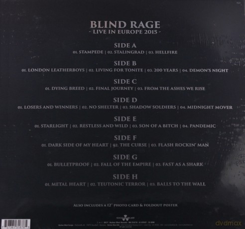 Accept: Restless And Live [BOX] [4xWinyl]