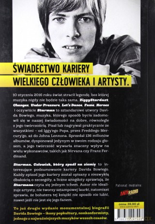 David Bowie. STARMAN. Człowiek, który spadł na ziemię. Wydanie II uzupełnione - Paul Trynka [KSIĄŻKA]
