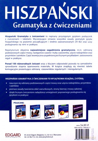 Hiszpański Gramatyka z ćwiczeniami - Aleksandra Tesiorowska [KSIĄŻKA]