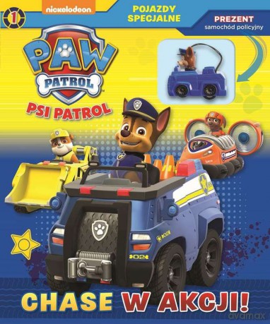 Chase w akcji. Psi patrol. Pojazdy specjalne (Tom 1) [KSIĄŻKA]
