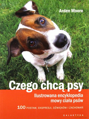 Czego chcą psy. Ilustrowana encyklopedia mowy ciała psów. 100 pozycji wyrazów pyska dźwięków i zachowań - Arden Moore [KSIĄŻKA]