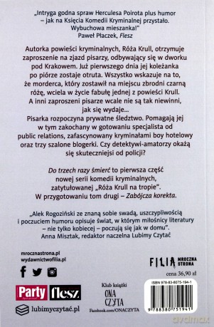 Do trzech razy śmierć - Alek Rogoziński [KSIĄŻKA]