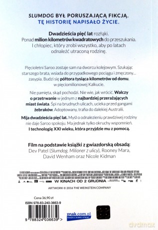 Lion. Droga do domu - Saroo Brierley [KSIĄŻKA]