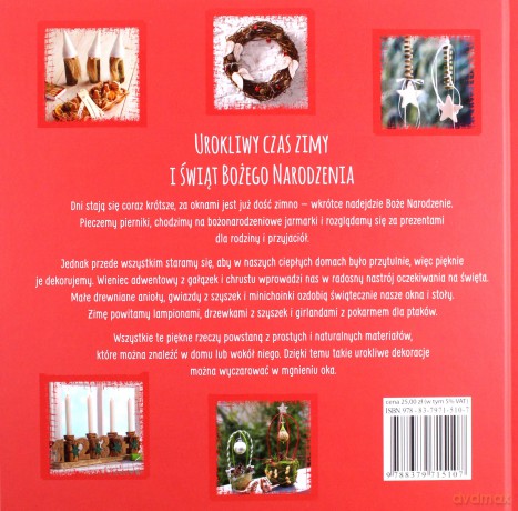 Naturalne dekoracje na Boże Narodzenie [KSIĄŻKA]