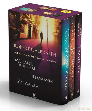 Pakiet Galbraith wołanie kukułki / Jedwabnik / Żniwa zła - Robert Galbraith [KSIĄŻKA]