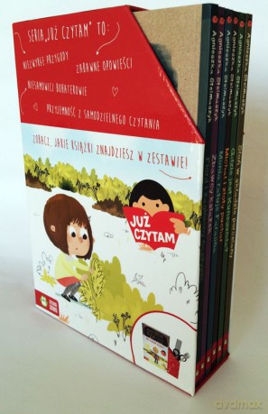 Pakiet Już czytam zestaw 1 czerwony - Agnieszka Stelmaszyk [KSIĄŻKA]