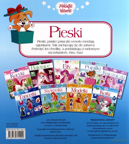 Pieski. Naklejki iskierki [KSIĄŻKA]