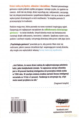 Psychologia geniuszu. Odblokuj wrodzone talenty i kreatywność swojego dziecka - Andrew Fuller [KSIĄŻKA]