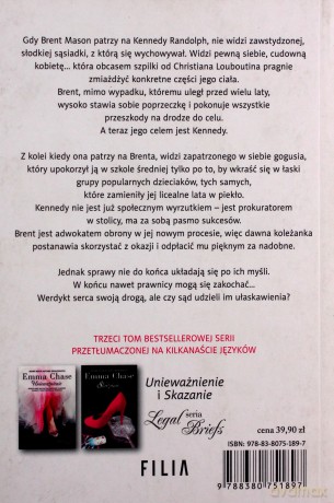 Ułaskawienie legal briefs (Tom 3) - Emma Chase [KSIĄŻKA]