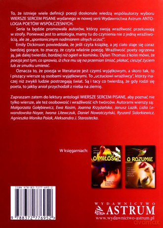 Wiersze sercem pisane. Antologia poetów współczesnych [KSIĄŻKA]