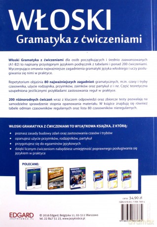 Włoski. Gramatyka z ćwiczeniami - Anna Wieczorek [KSIĄŻKA]