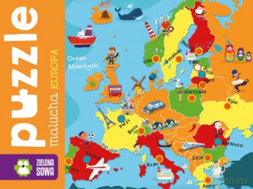 ZIELONA SOWA 25 el. europa [PUZZLE]
