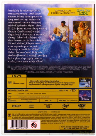 Kopciuszek (wydanie specjalne z naklejkami) [DVD]