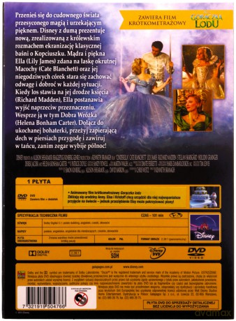 Kopciuszek (wydanie specjalne z naklejkami) [DVD]