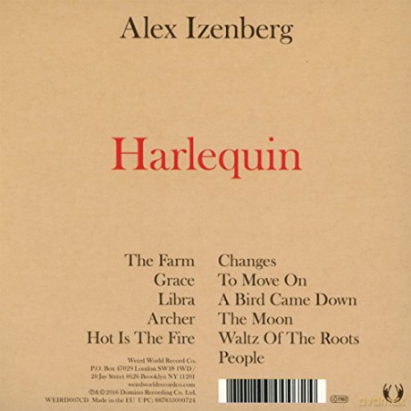 Alex Izenberg: Harlequin [CD]