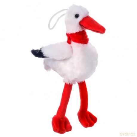 Bocian z apaszką 20 cm