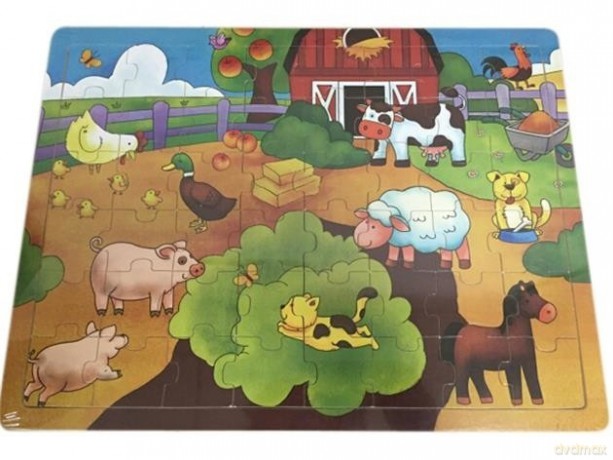BRIMAREX Puzzle drewniane, farma [PUZZLE]