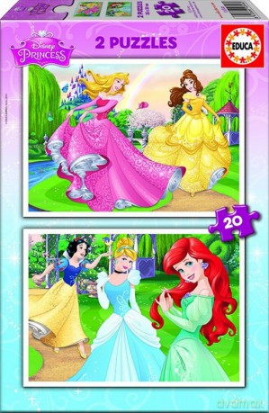 EDUCA 2x20 el. Disney Princess [PUZZLE]