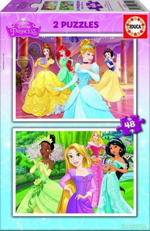 EDUCA 2x48 el. Disney Princess [PUZZLE]