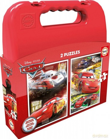 EDUCA Walizka puzzle 2x48 el. Cars [PUZZLE]
