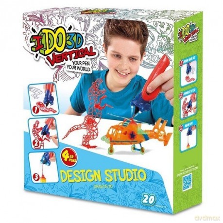 IDO3D Dzika zabawa - 4 długopisy 3D