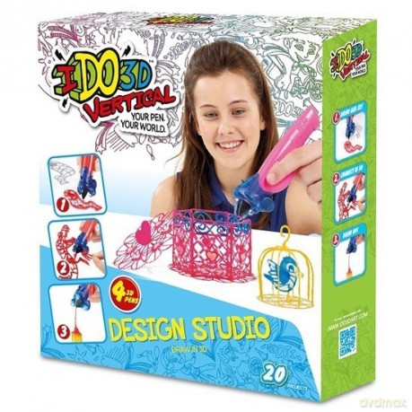 IDO3D Slodkie kreacje - 4 długopisy 3D