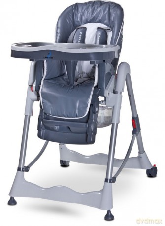 Krzesełko do karmienia Magnus Classic Grey