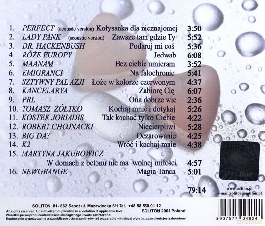 Kochaj mnie - Polskie ballady rockowe [CD]