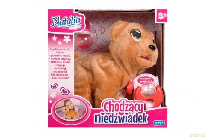 Natalia interaktywny niedźwiadek chodzący