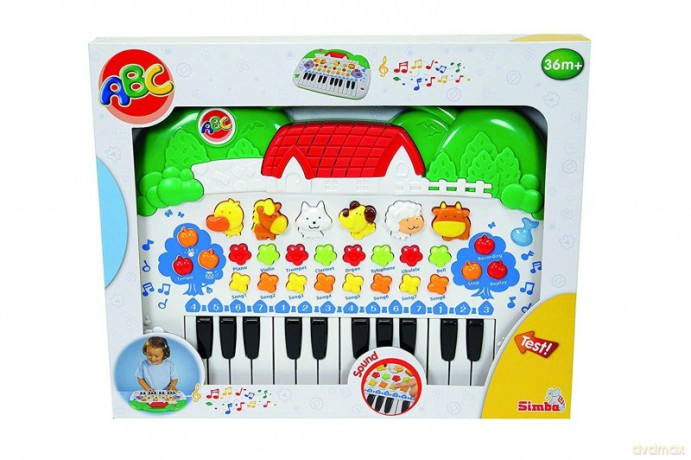 SIMBA ABC Keyboard ze zwierzątkami