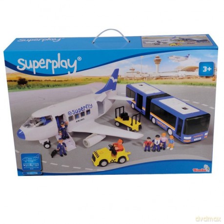 Superplay Mega zestaw z samolotem