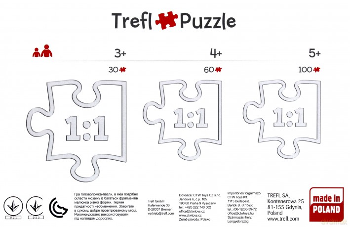 TREFL 30 el. Bob budowniczy (18214) [PUZZLE]