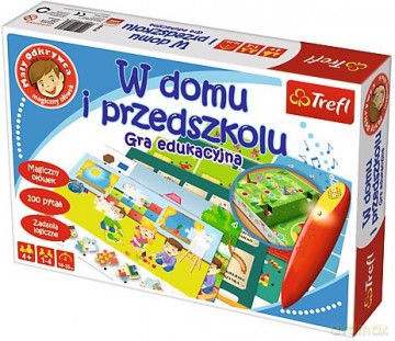 TREFL Mały odkrywca, w domu i przedszkolu (01360) [GRA]