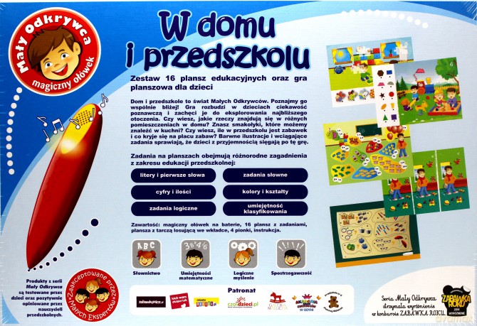 TREFL Mały odkrywca, w domu i przedszkolu (01360) [GRA]