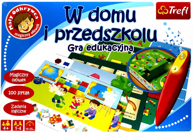 TREFL Mały odkrywca, w domu i przedszkolu (01360) [GRA]