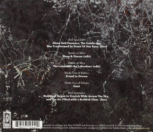 Various Artists (RedSparowes,MadeOutOfBabies,BattleOfMice): Triad [CD]