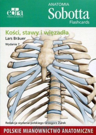 Anatomia Sobotta. Flashcards - Kości, stawy..polski - Lars Brauer [KSIĄŻKA]