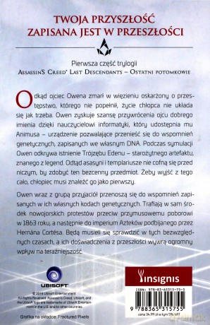 Assassin's Creed. Last Descendants. Ostatni potomkowie - Matthew J. Kirby [KSIĄŻKA]