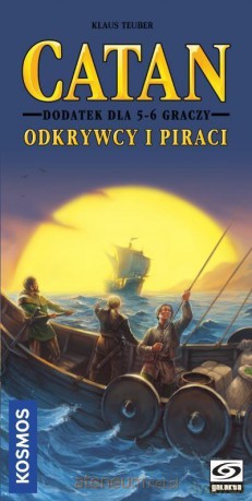 Catan: Odkrywcy i Piraci 5/6 graczy [GRA PLANSZOWA]